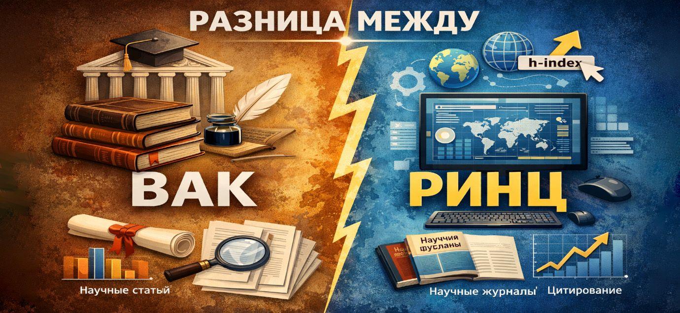 разница между ВАК и РИНЦ