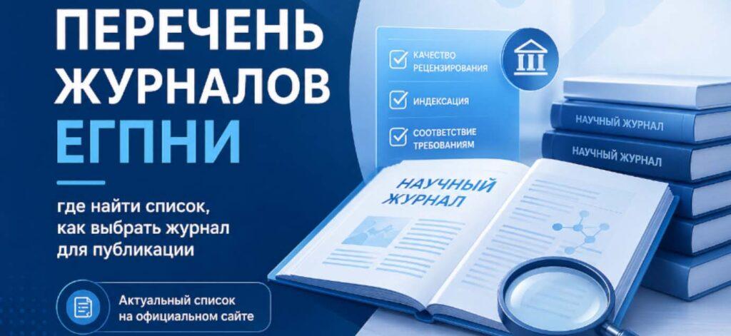 Перечень журналов ЕГПНИ