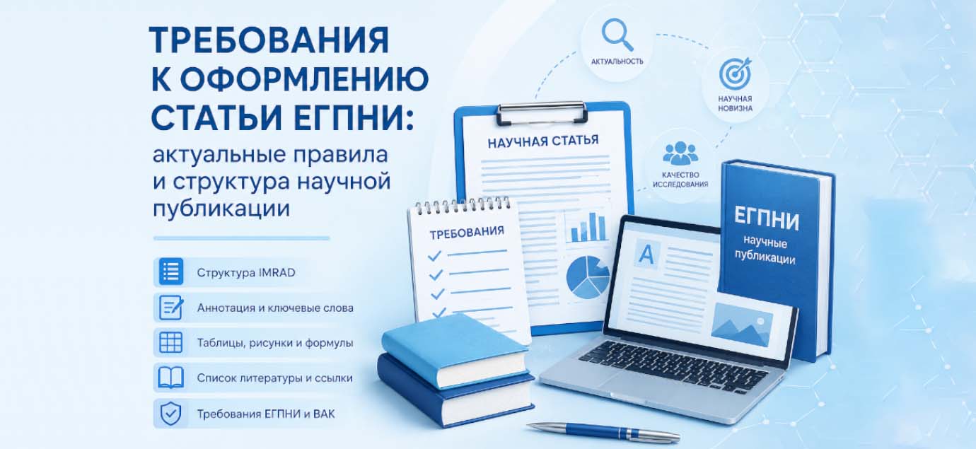 Требования к оформлению статьи ЕГПНИ